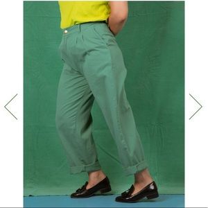 Big Bud Press Trousers in Seafoam Green EUC